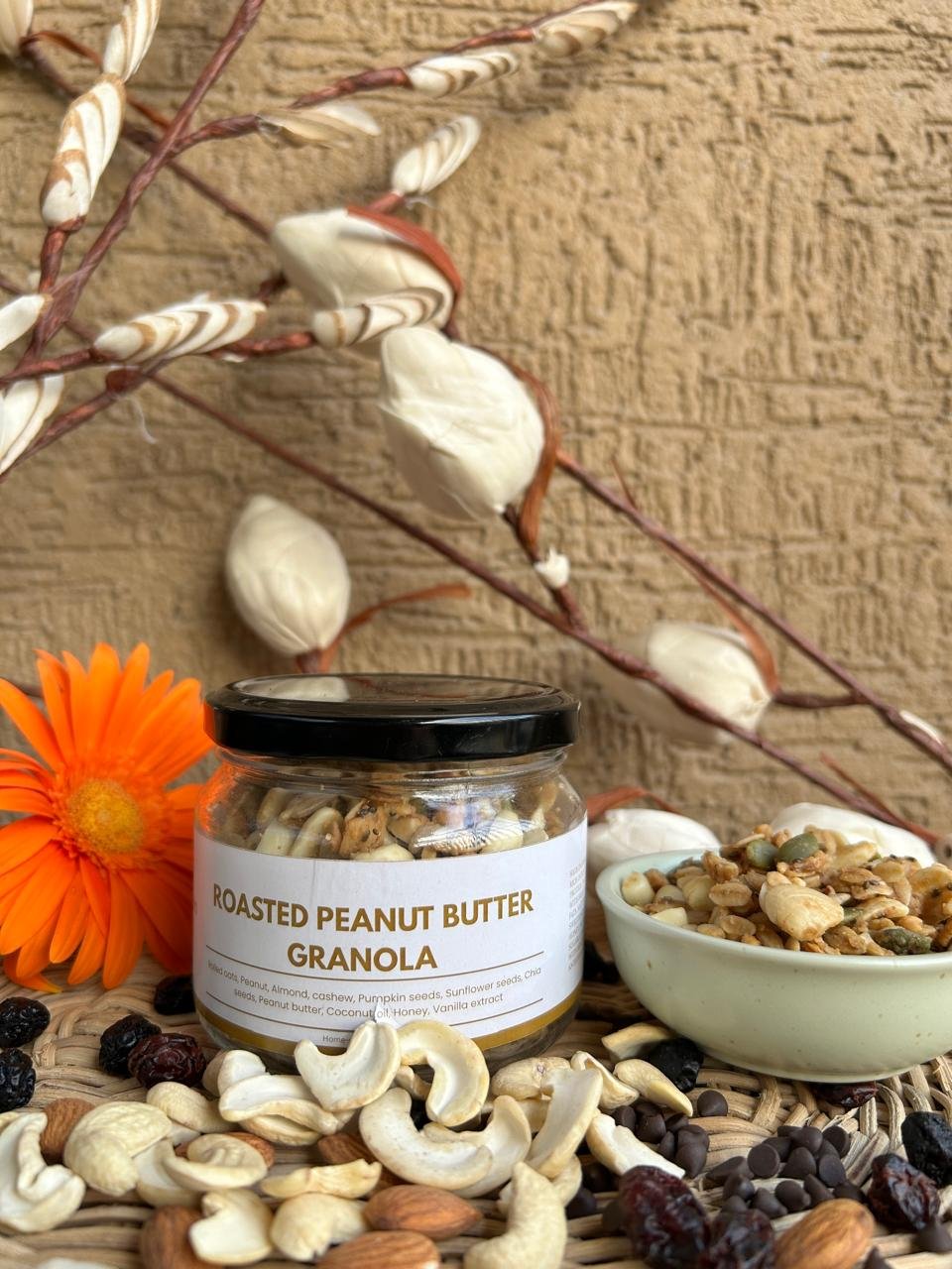 Roasted Peanut Butter Granola